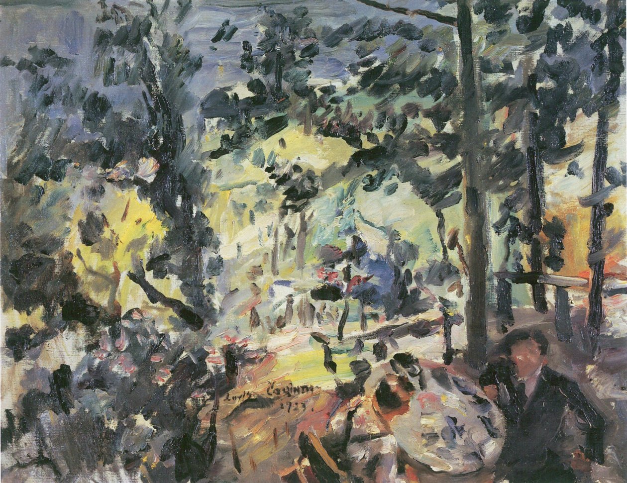 Wachensee, na tarasie autorstwa Lovis Corinth