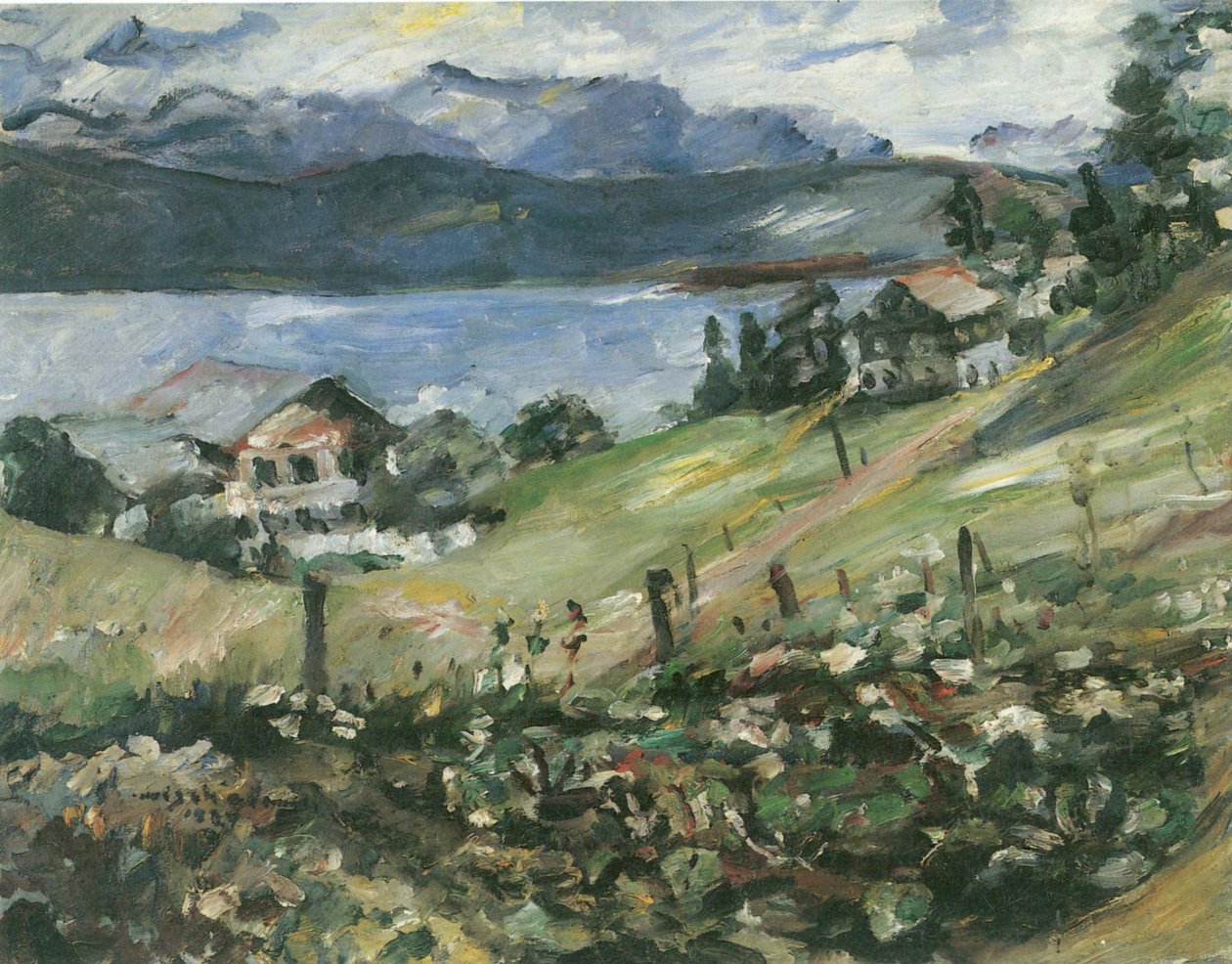 Walchensee, Gemusegartenn autorstwa Lovis Corinth