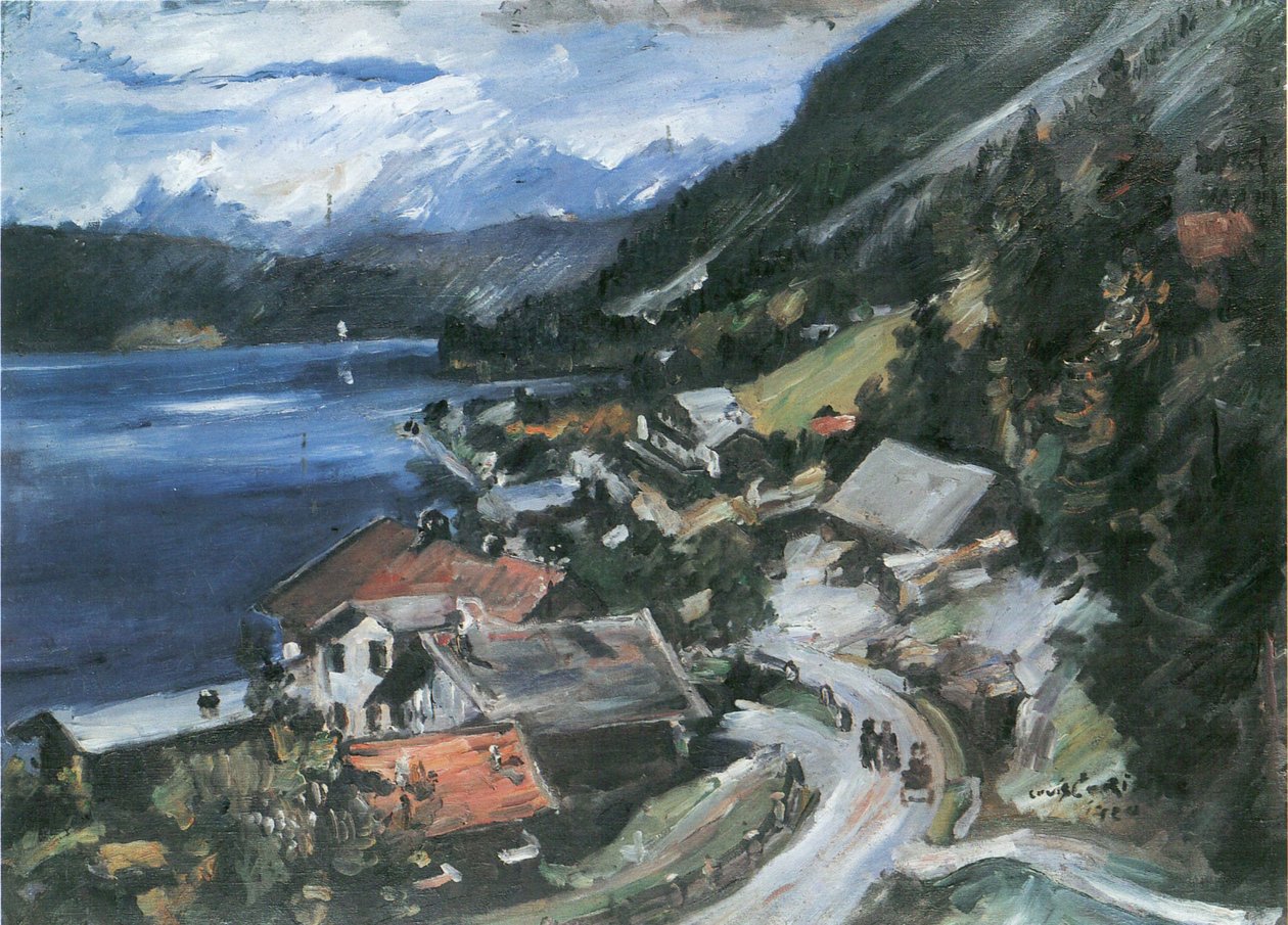 Walchensee, serpentyny autorstwa Lovis Corinth