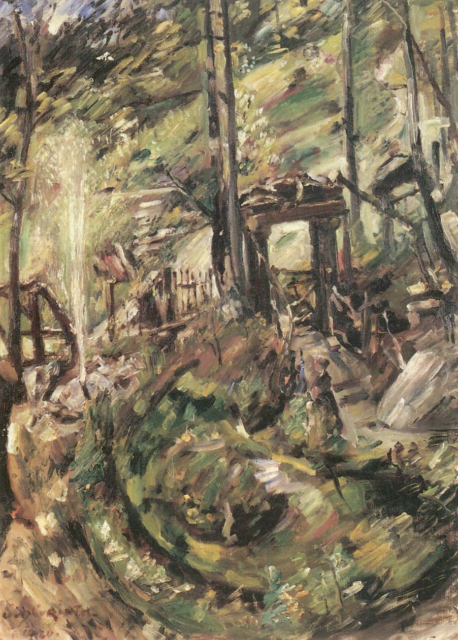 Walchensee, Springbrunnen autorstwa Lovis Corinth