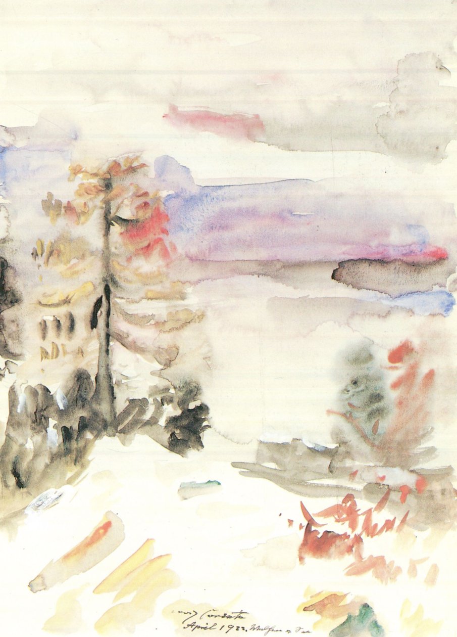 Walchensee im Frühling autorstwa Lovis Corinth