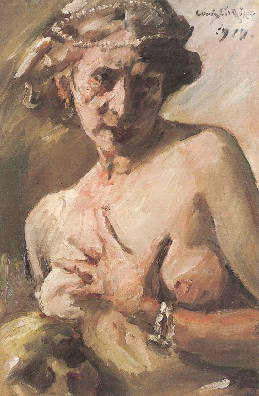 Magdalena z perłami we włosach autorstwa Lovis Corinth