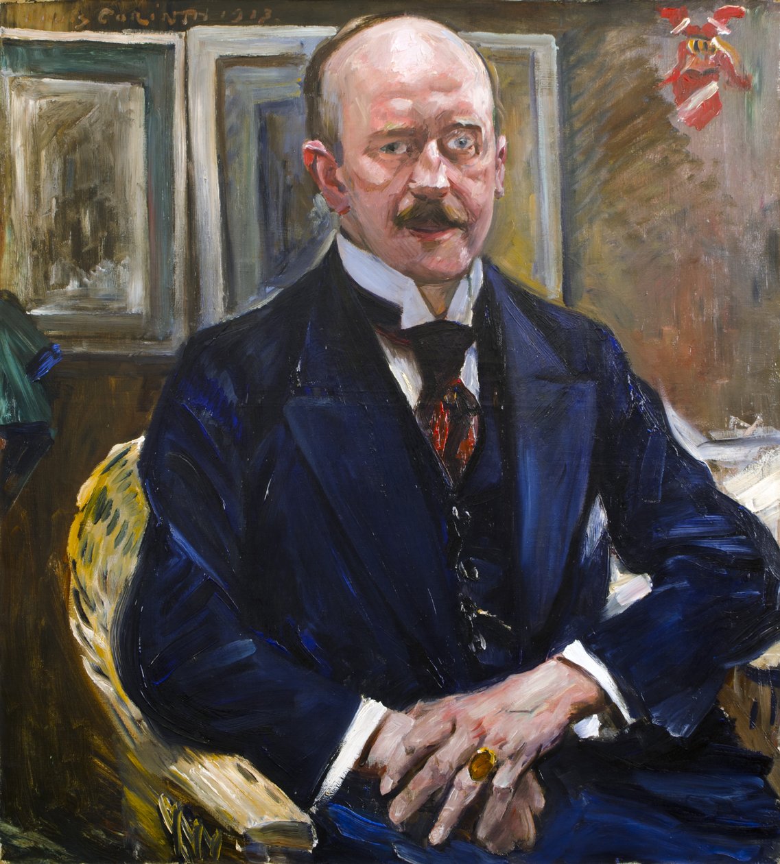 Portret Aleksandra Freiherra von Reitzenstein, 1913 autorstwa Lovis Corinth