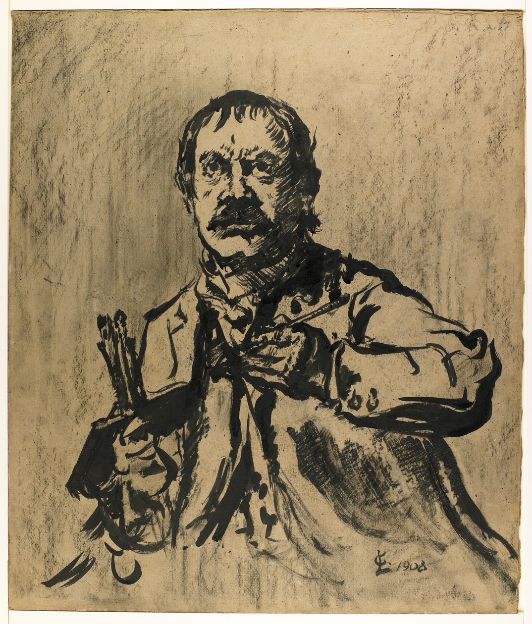 Autoportret, 1908 autorstwa Lovis Corinth