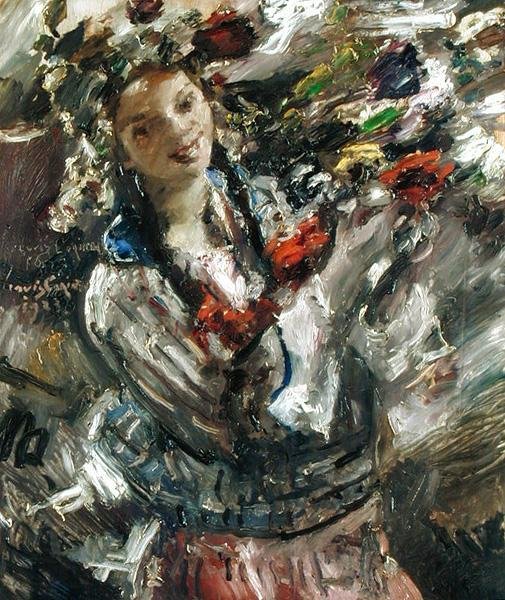 Flora autorstwa Lovis  Corinth