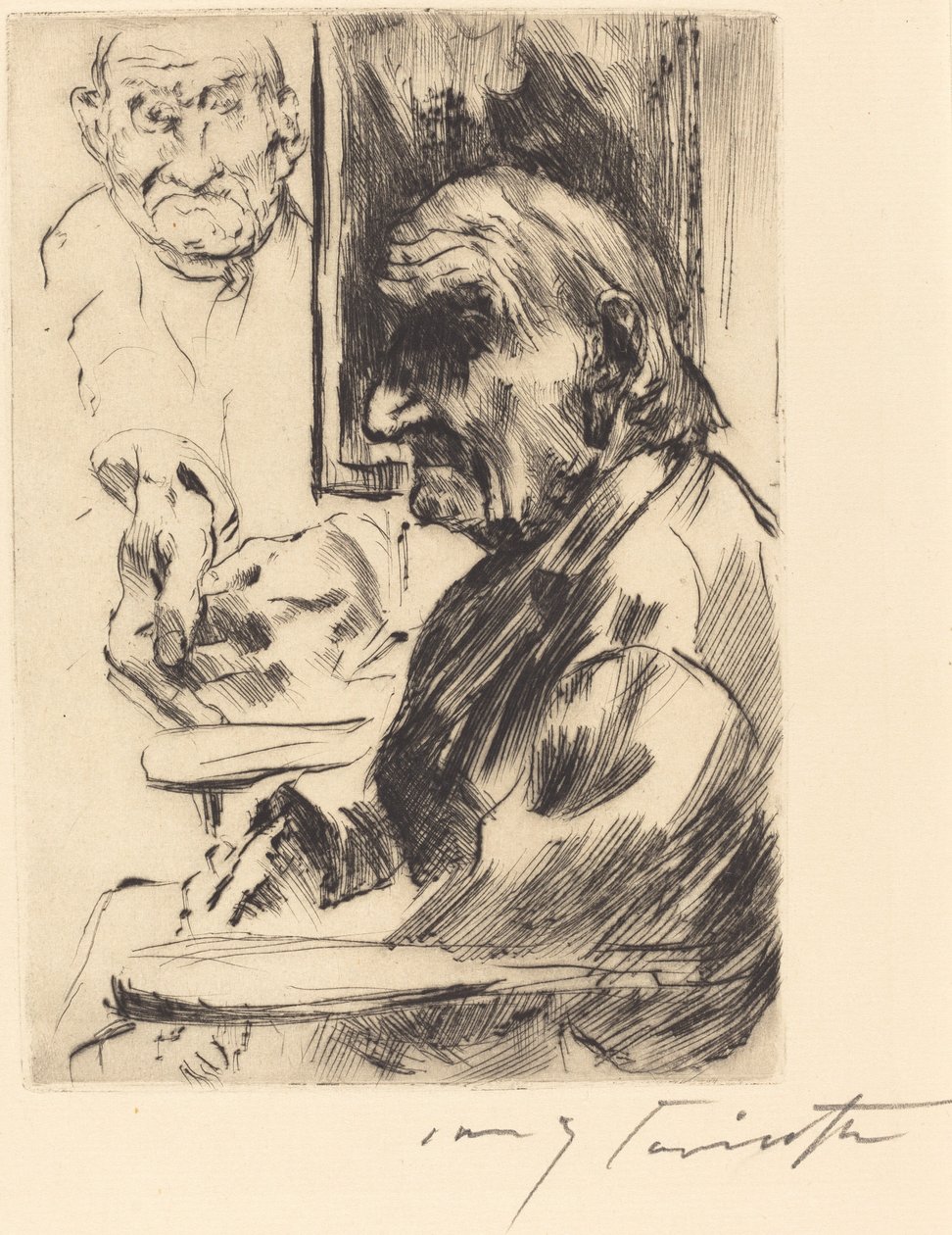 Alter Mann (Stary człowiek) autorstwa Lovis Corinth