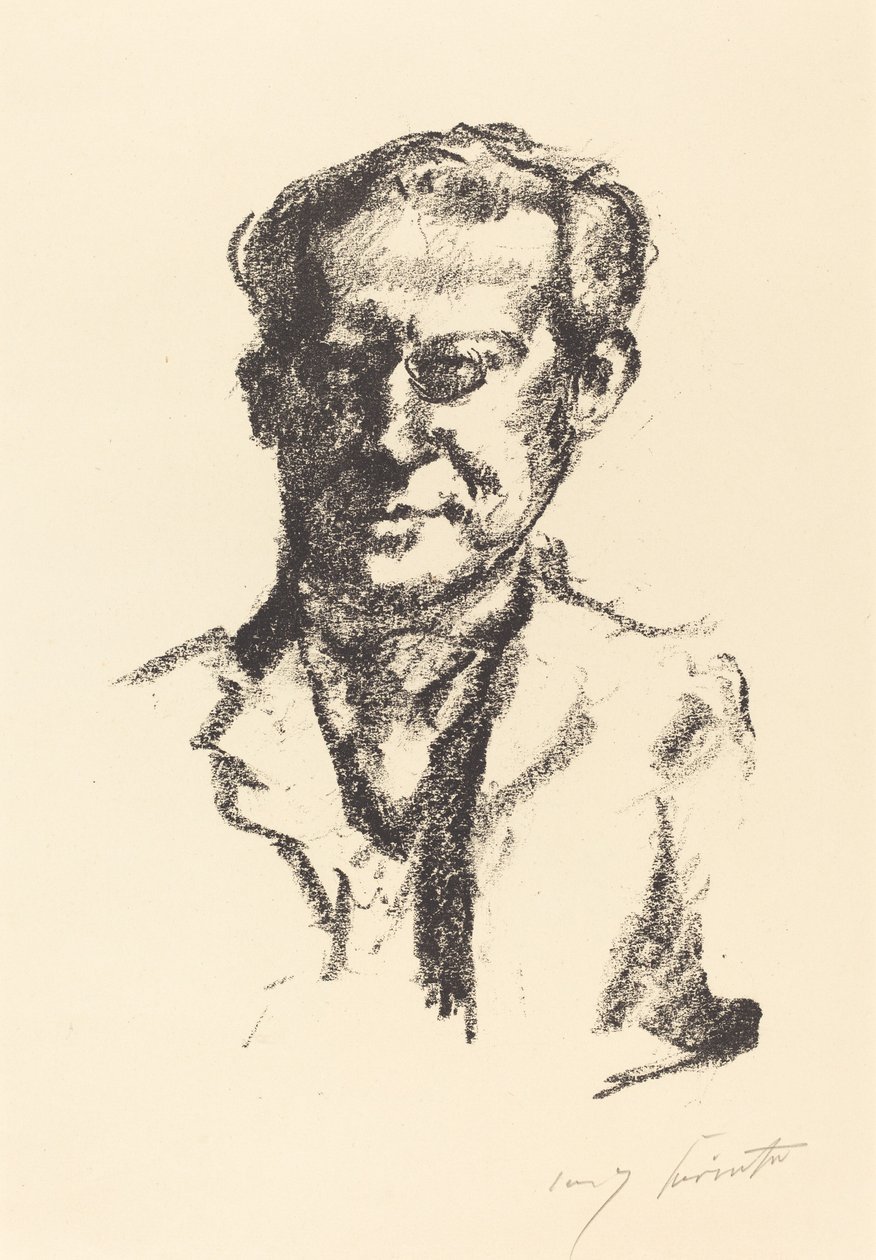 Arno Holza, 1922. autorstwa Lovis Corinth