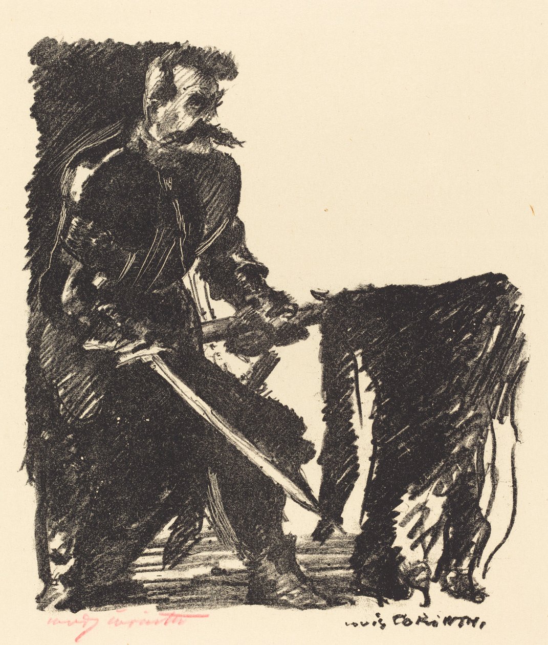 Chorąży, 1915. autorstwa Lovis Corinth