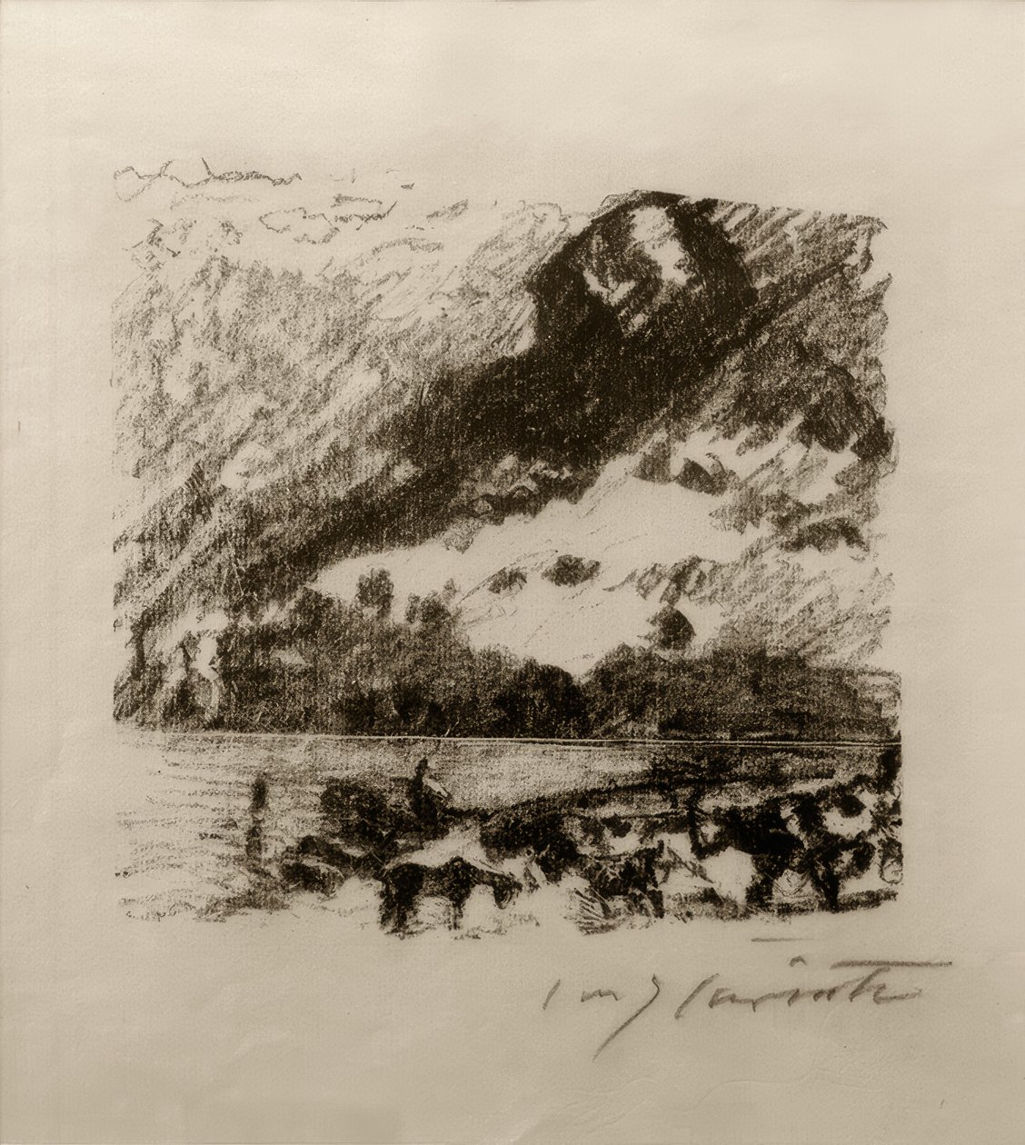 Bergsee autorstwa Lovis Corinth