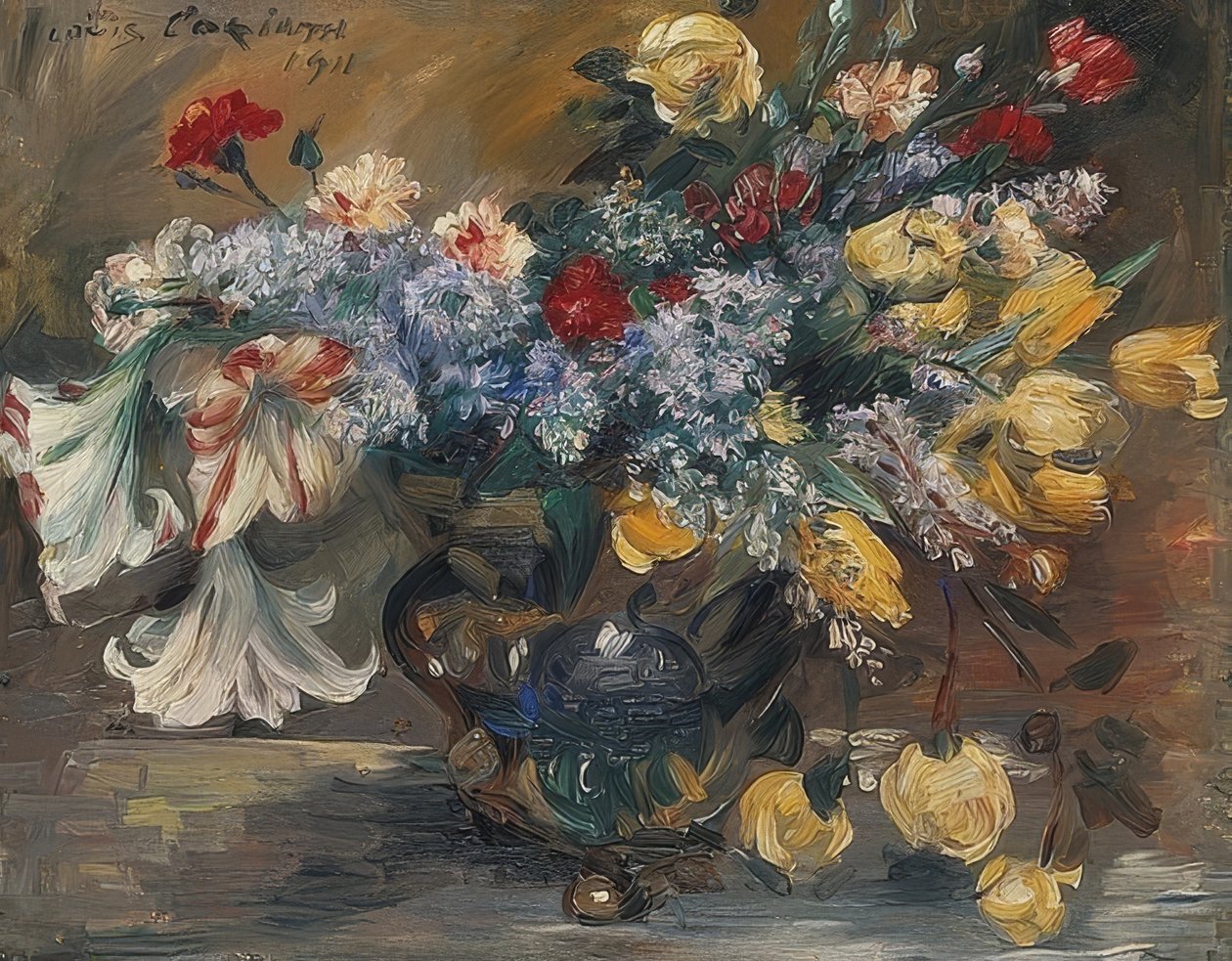 Bukiet kwiatów. 1911 autorstwa Lovis Corinth
