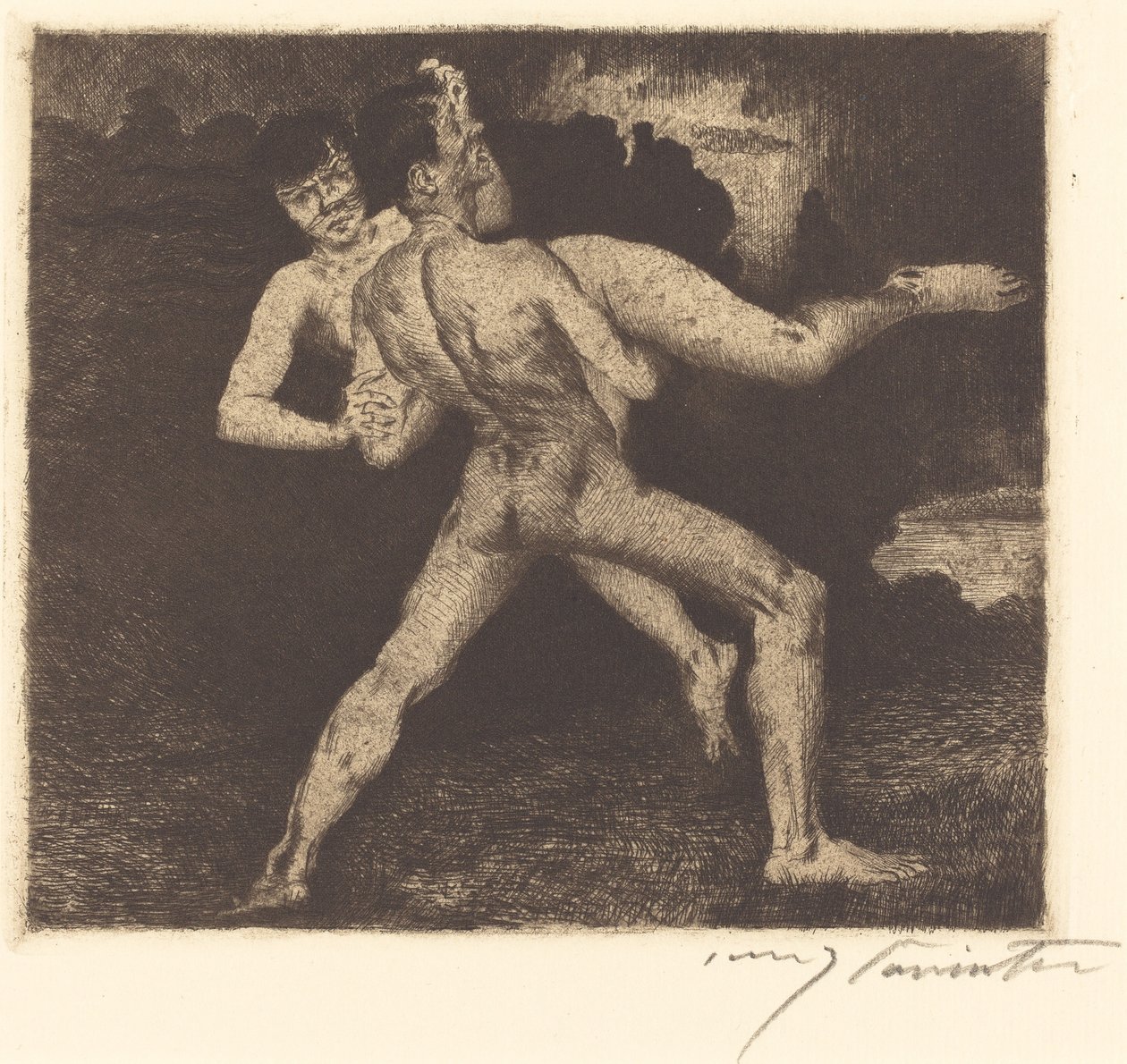 Porwanie, 1894. autorstwa Lovis Corinth