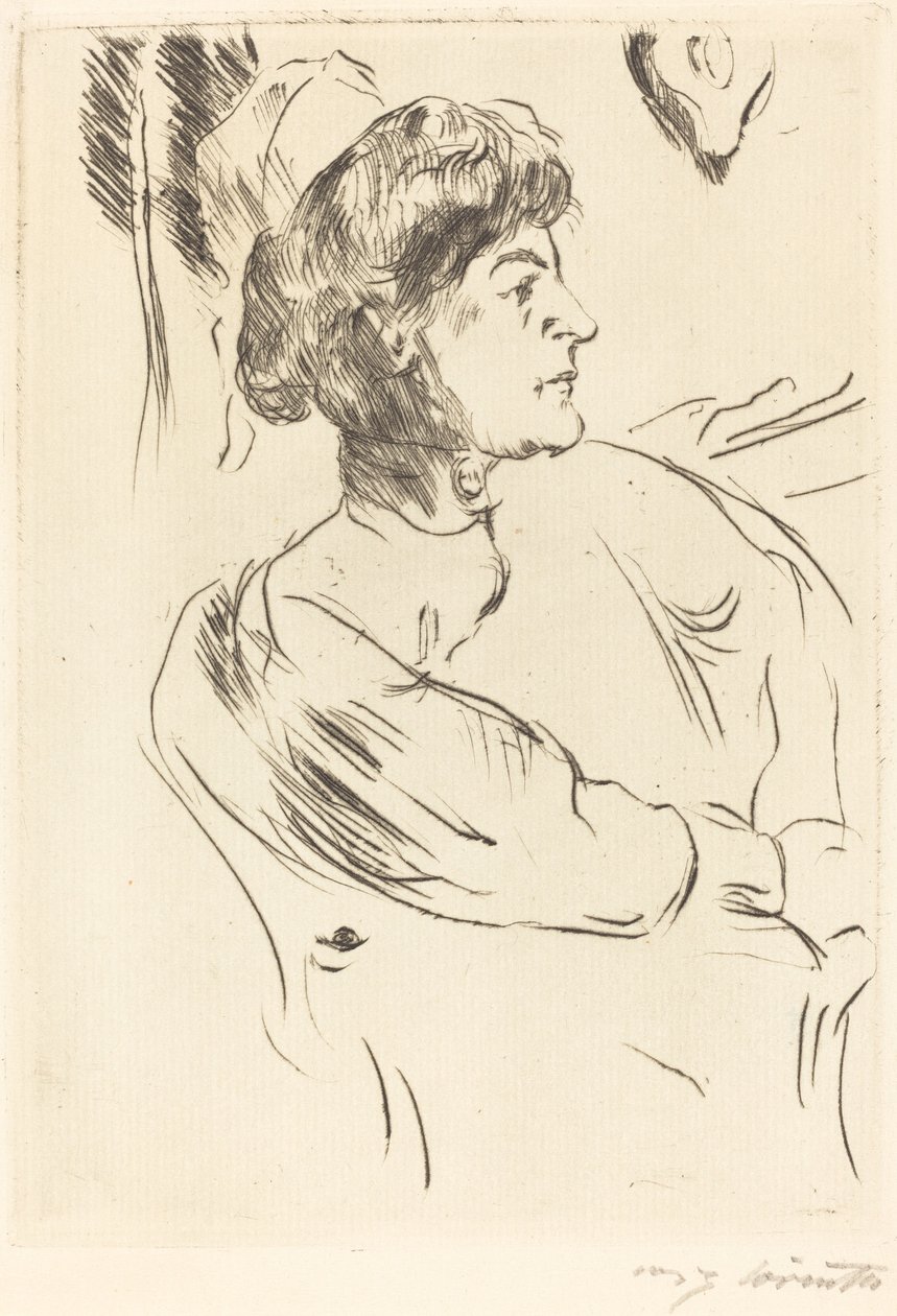 pielęgniarka autorstwa Lovis Corinth
