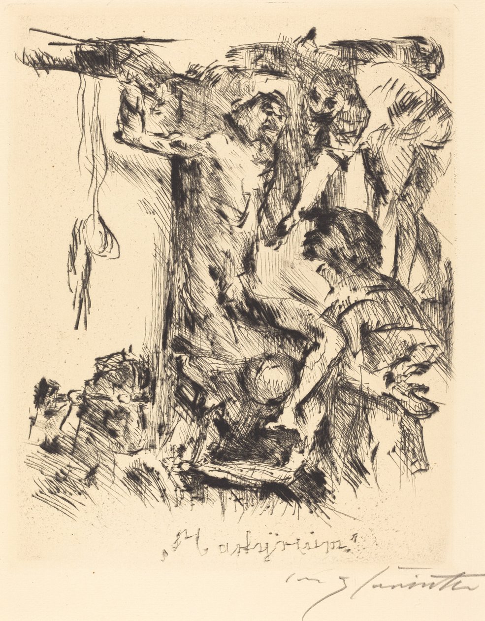 Męczeństwo Męczeństwo, 1921. autorstwa Lovis Corinth