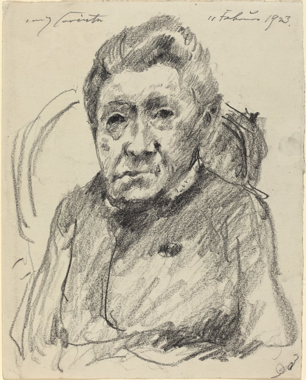Pani. Jadwiga Berend, 1923. autorstwa Lovis Corinth