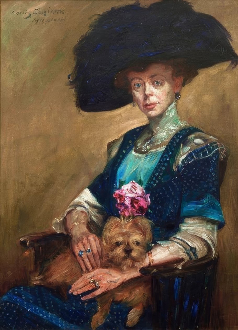 Portret pani Luther autorstwa Lovis Corinth
