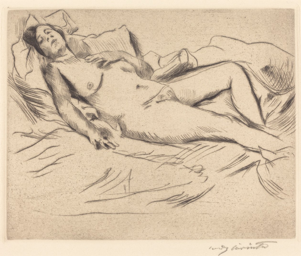 Śpiąca kobieta, 1912. autorstwa Lovis Corinth