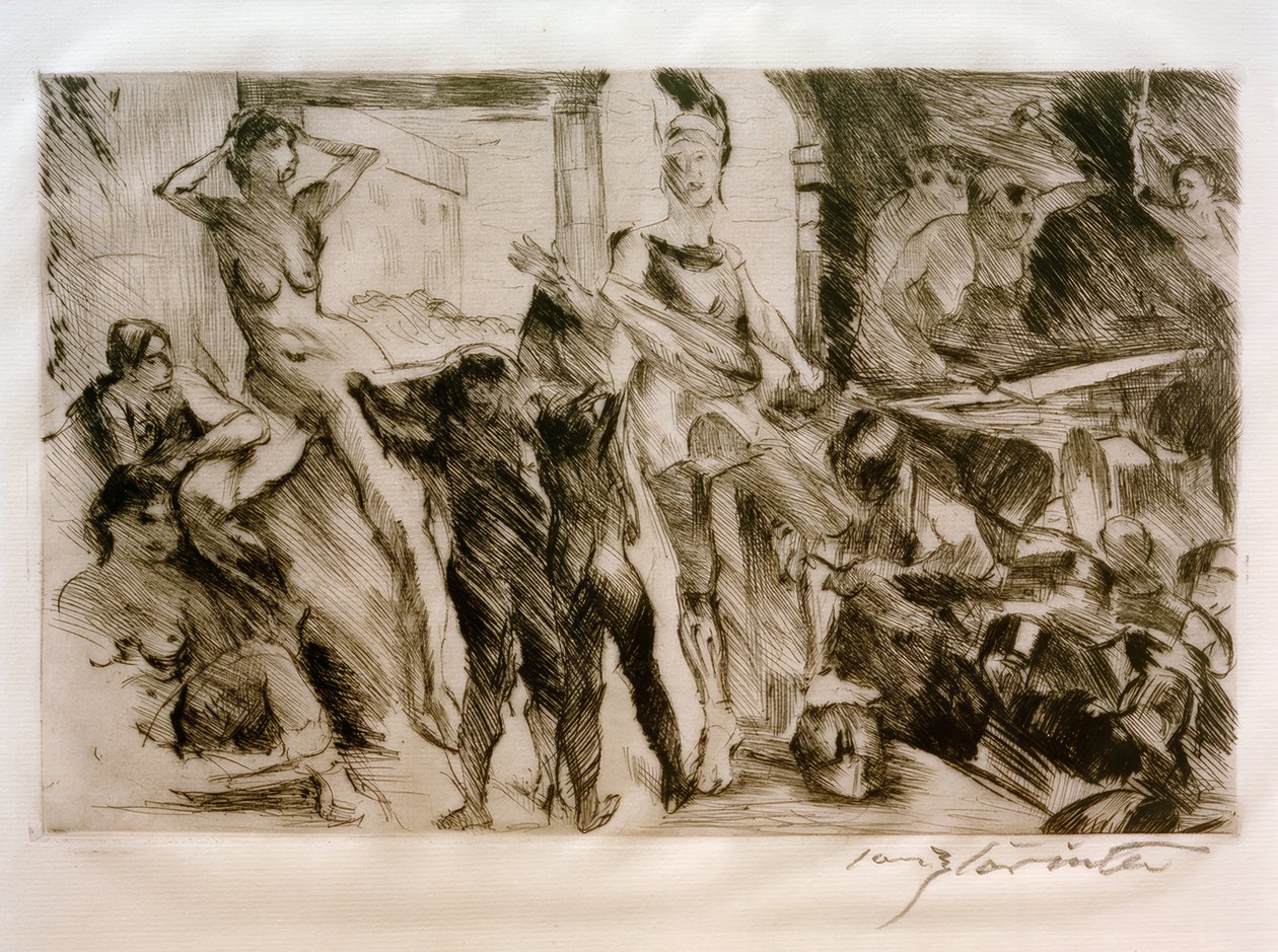 Kuźnia wulkanu autorstwa Lovis Corinth