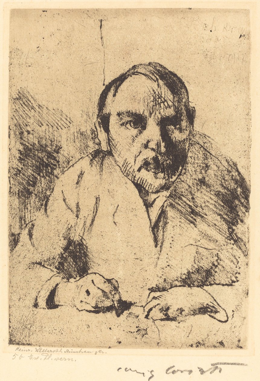 Autoportret, 1912. autorstwa Lovis Corinth