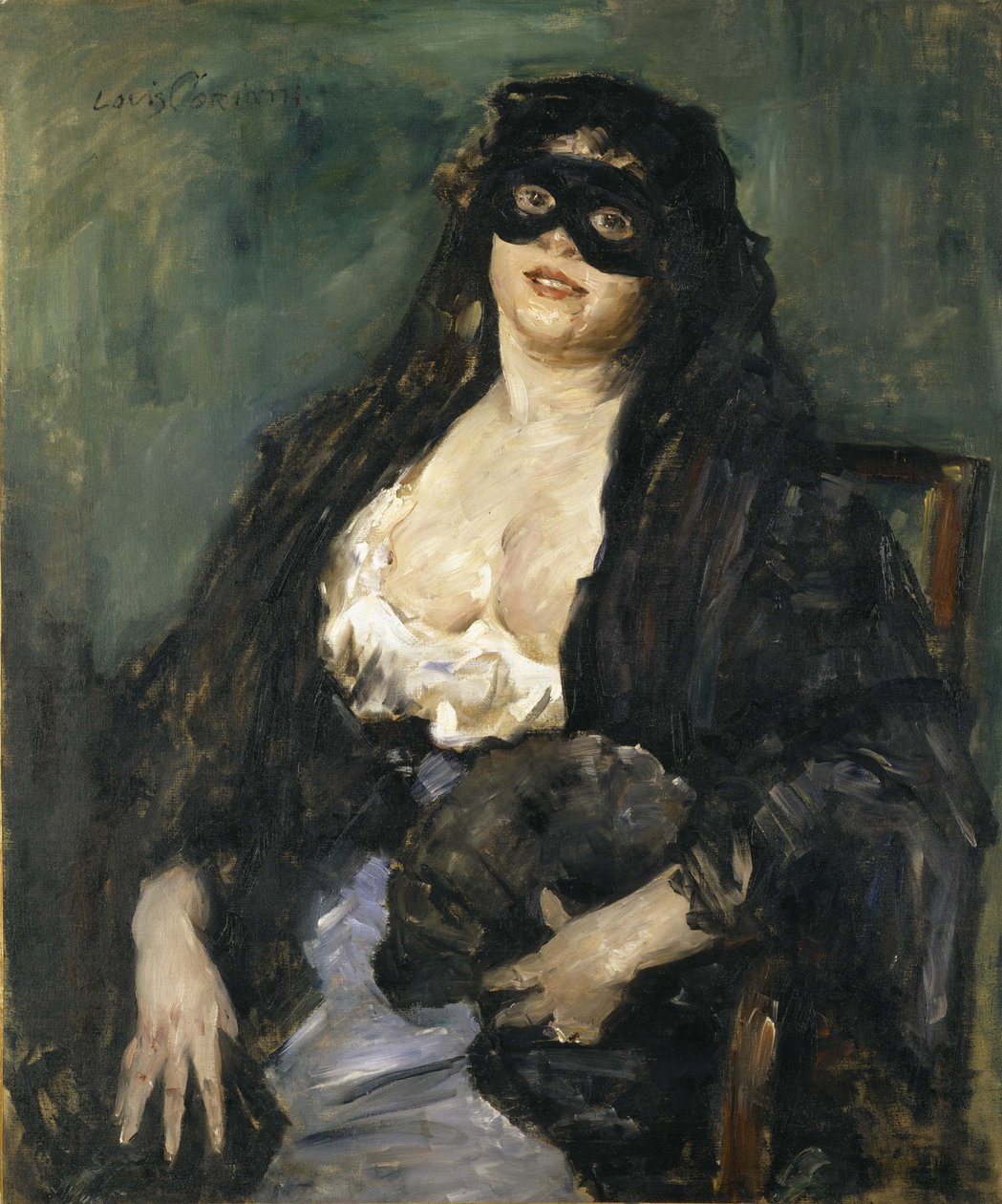 Czarna Maska autorstwa Lovis Corinth