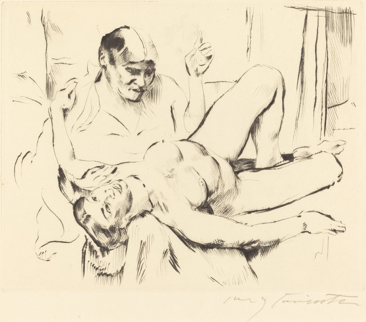 Proroctwo wróżbiarskie, 1914. autorstwa Lovis Corinth
