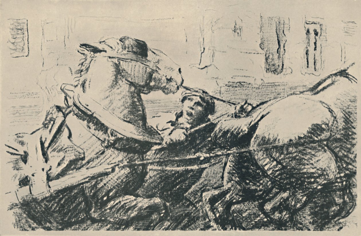 „Konie Percheron”, 1919 autorstwa Lowes Dalbiac Luard