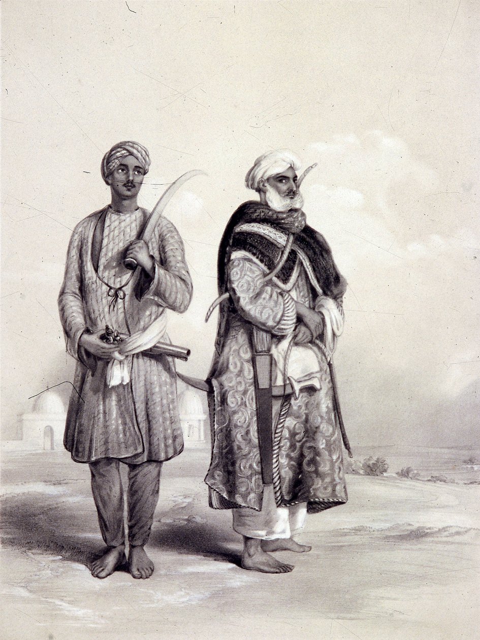 Zemindar i Puthan, 1844 autorstwa Lowes Dickinson