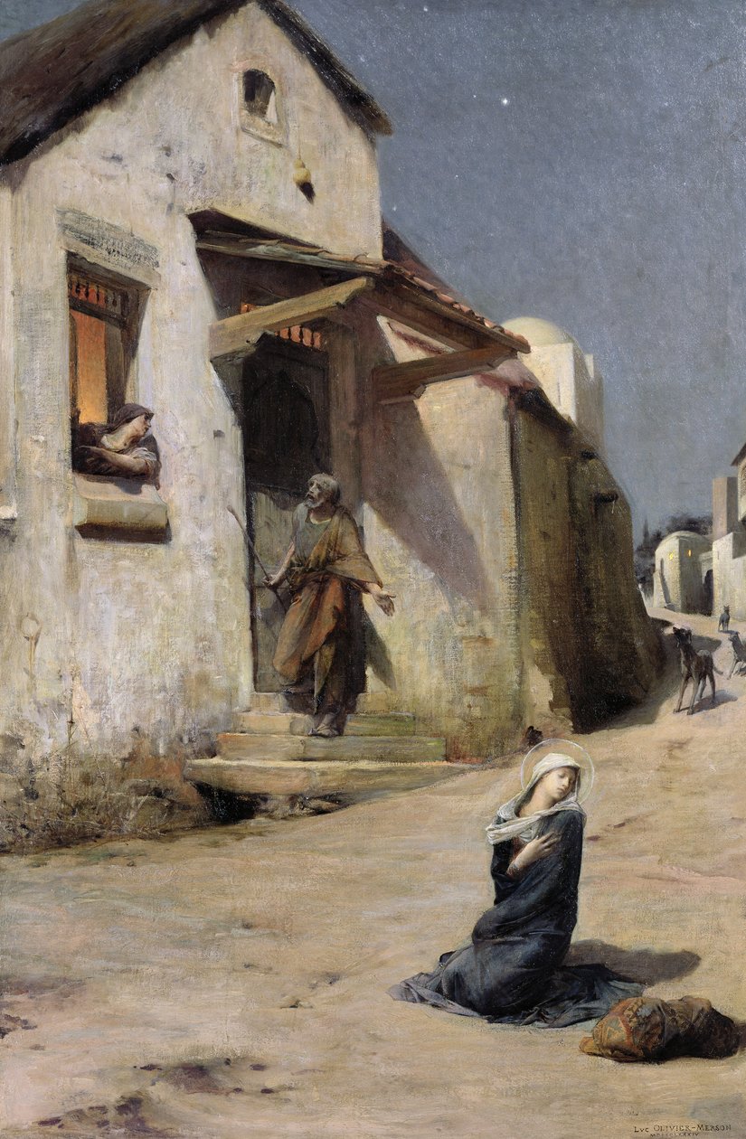 Przybycie do Betlejem, 1897 autorstwa Luc Oliver Merson