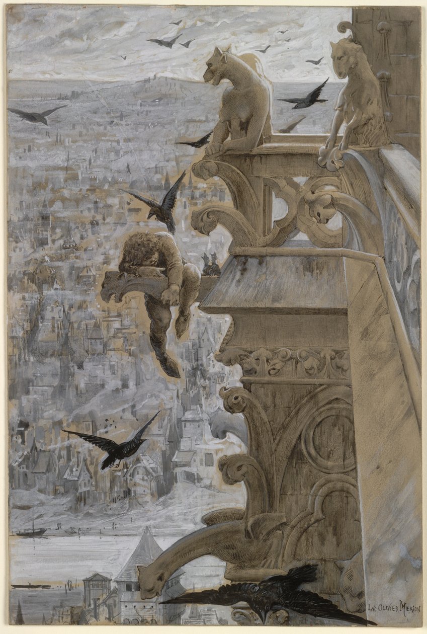 Notre Dame w Paryżu autorstwa Luc Olivier Merson
