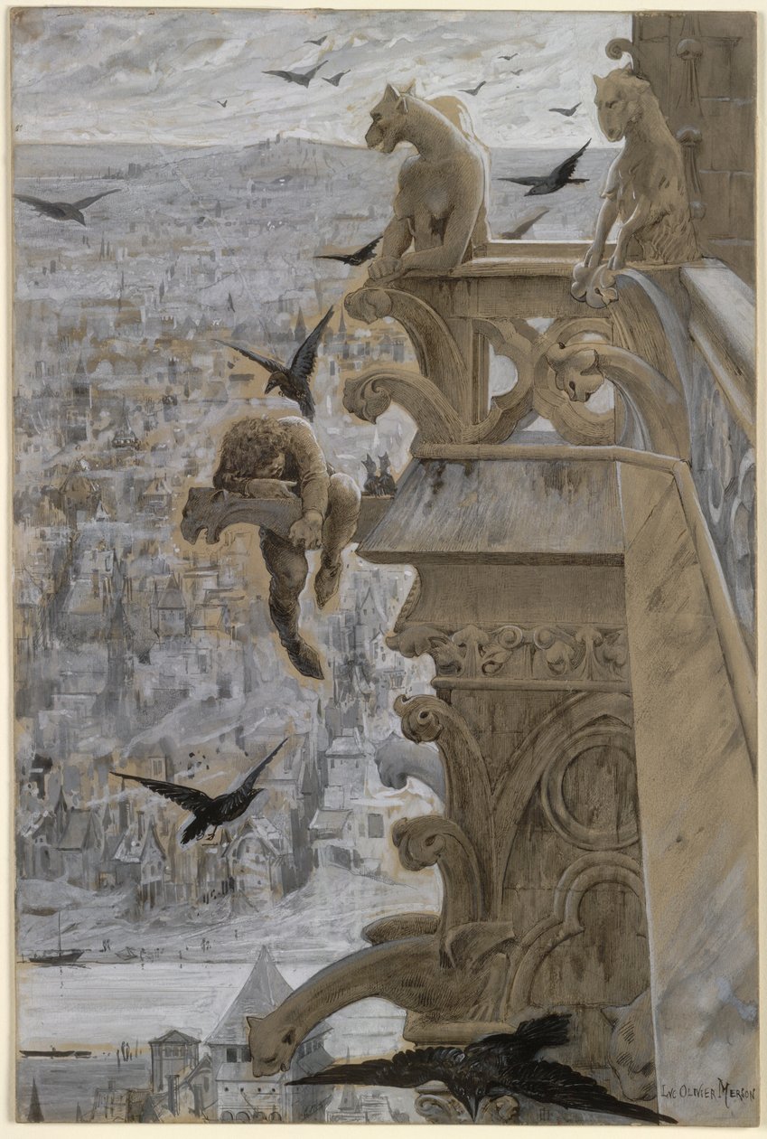 Notre Dame de Paris, c. 1881. autorstwa Luc Olivier Merson
