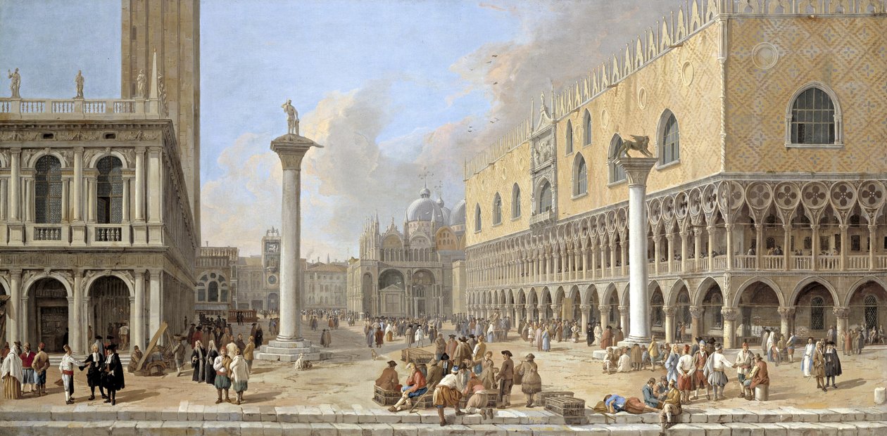Piazzetta w Wenecji? autorstwa Luca Carlevaris