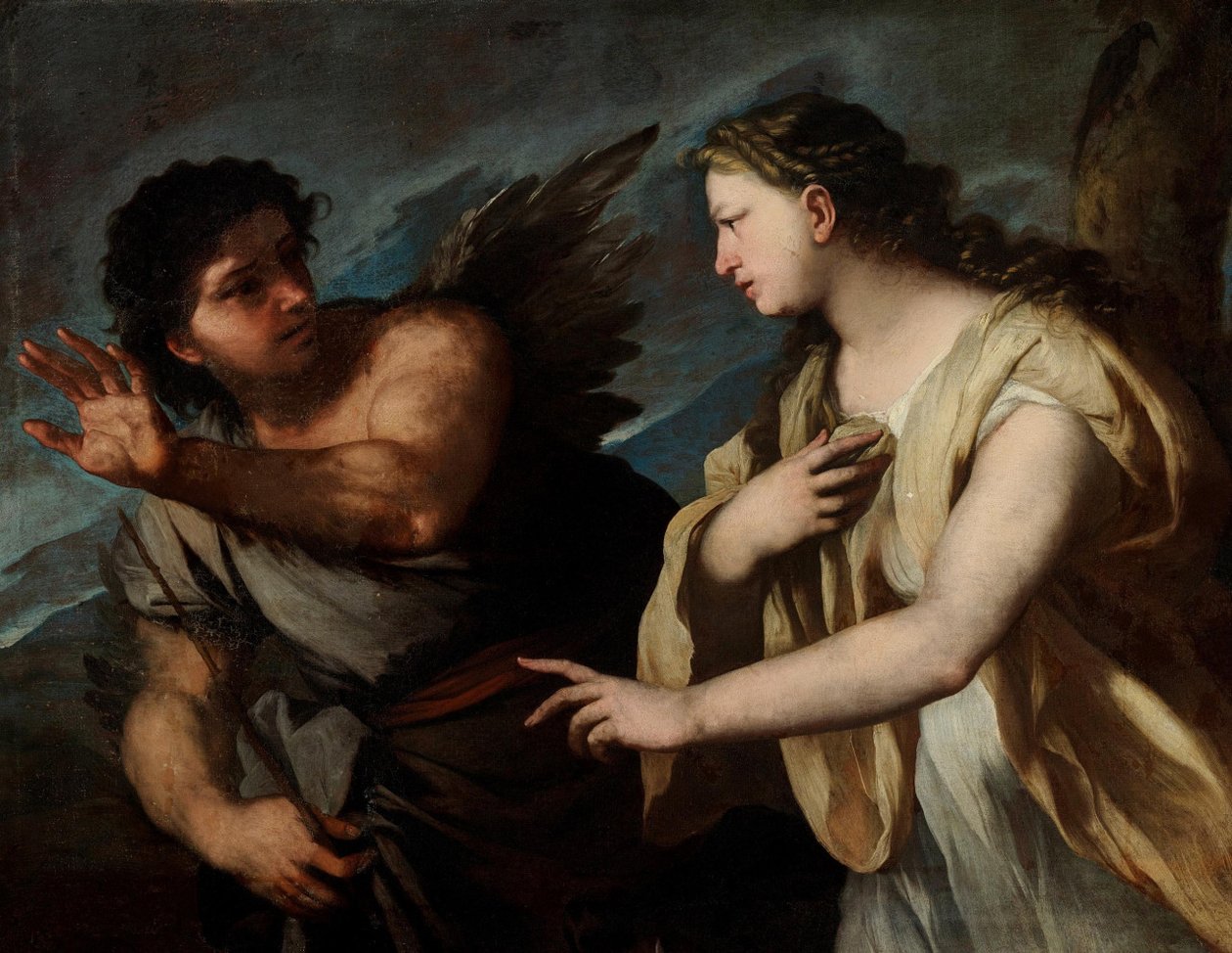 Picus i Circenniemiecki: Picus i Kirken: .n autorstwa Luca Giordano