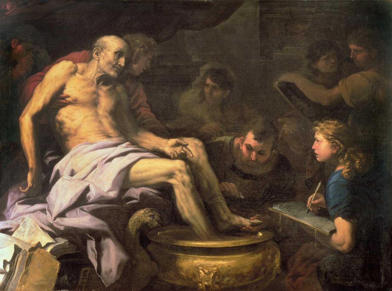 Śmierć Seneki autorstwa Luca Giordano
