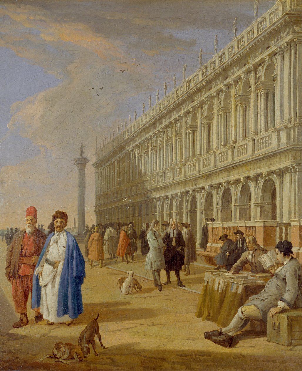 Piazzetta, Wenecja, 1720-1729 autorstwa Luca Carlevarijs