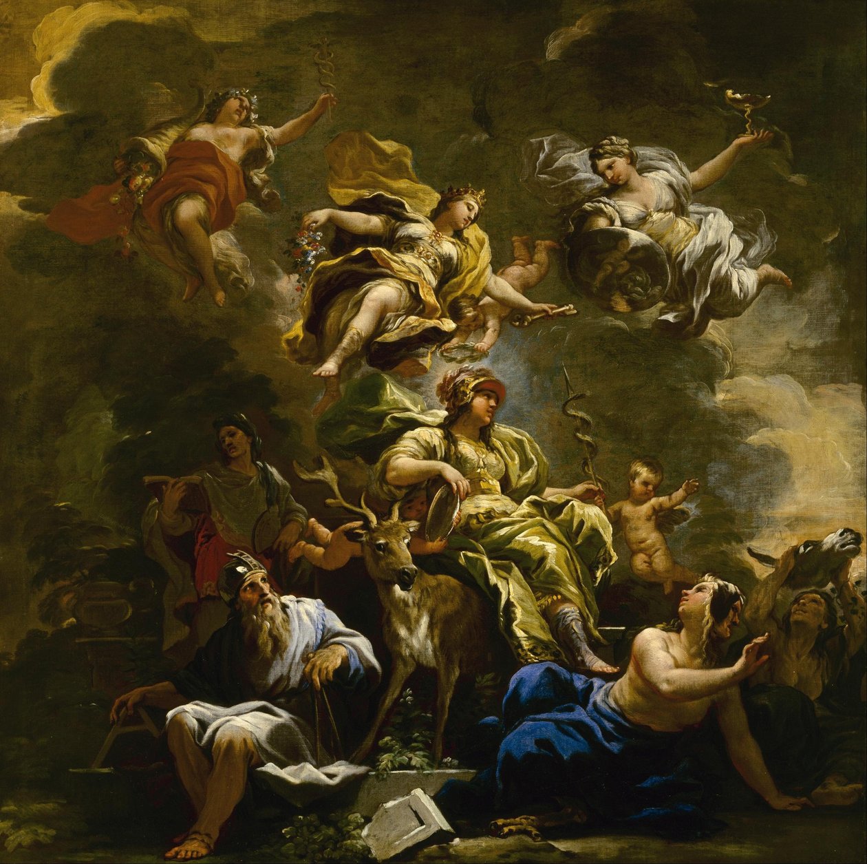 Alegoria roztropności autorstwa Luca Giordano