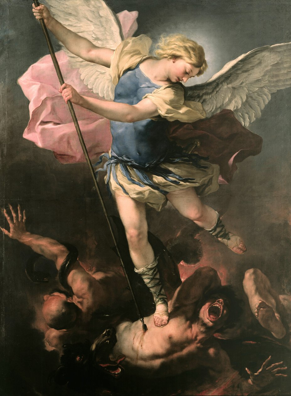 Św. Michał Archanioł, ok. 1663 autorstwa Luca Giordano