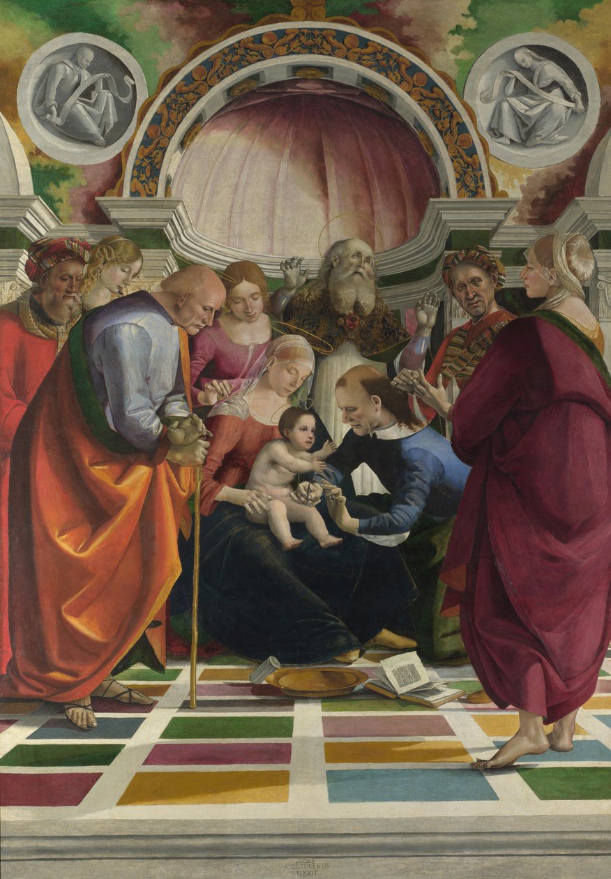 Obrzezanie, c. 1490 autorstwa Luca Signorelli