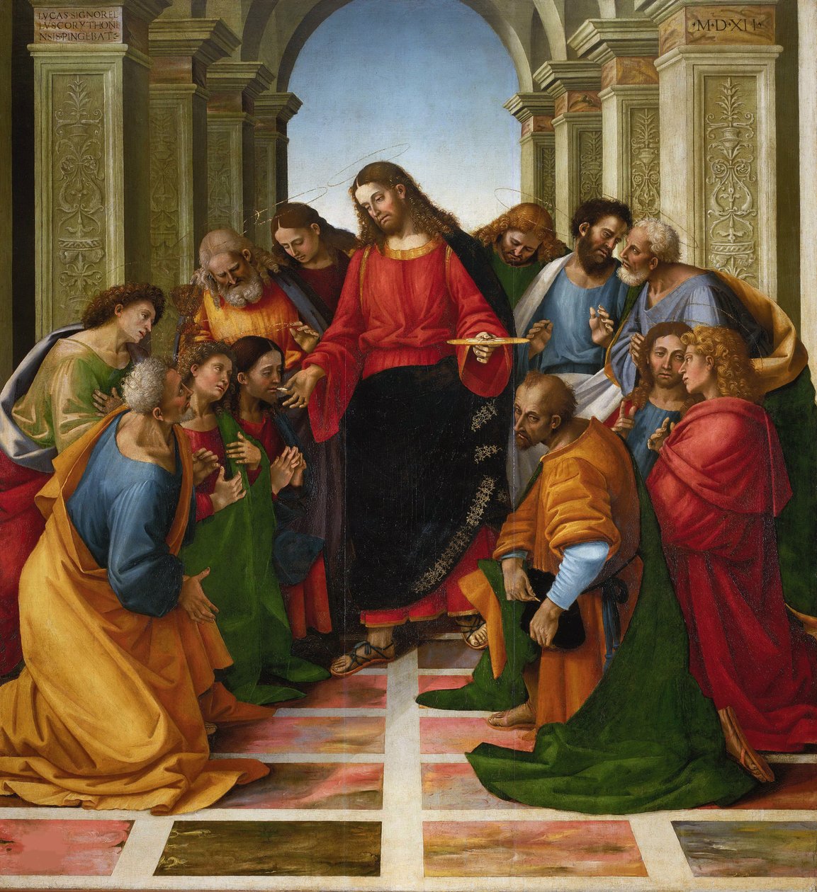 Komunia Apostołów, 1512. autorstwa Luca Signorelli