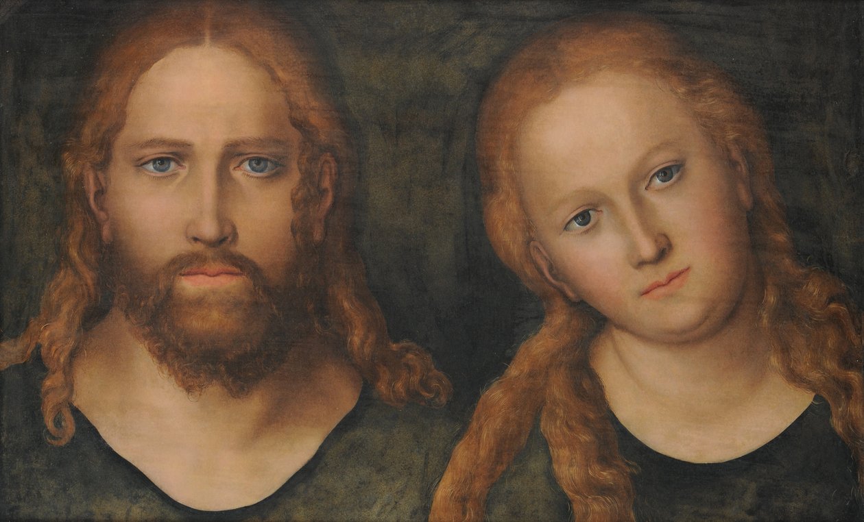 Chrystus i Maryja autorstwa Lucas Cranach the Elder