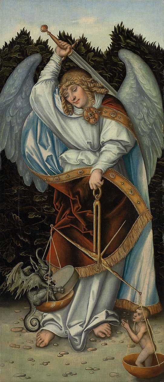 archanioł Michał autorstwa Lucas Cranach the Elder