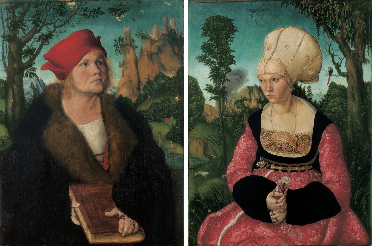 Johannes i Anna Cuspiani autorstwa Lucas Cranach the Elder