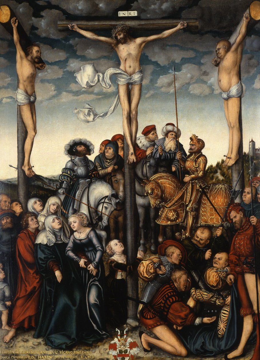 ukrzyżowanie autorstwa Lucas Cranach the Elder
