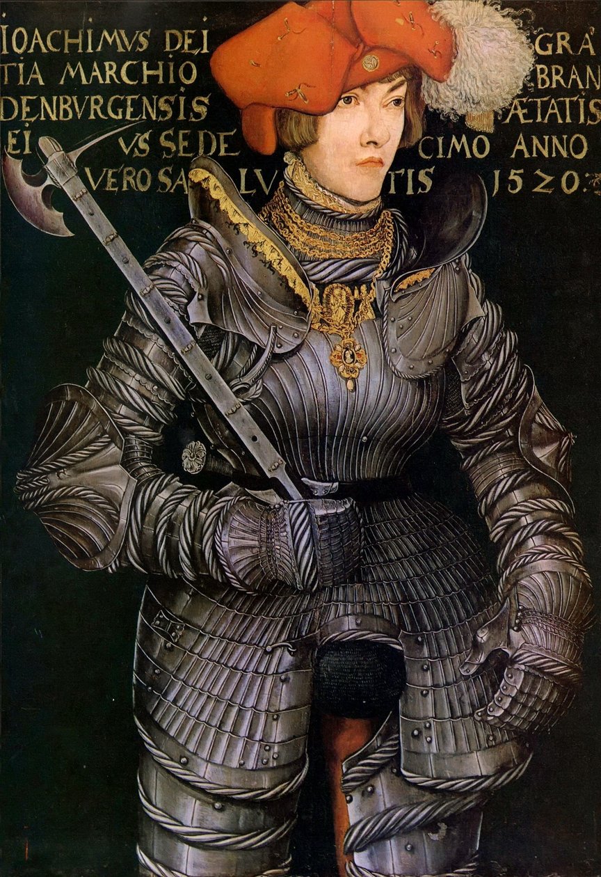 Elektor Joachim II Brandenburgii autorstwa Lucas Cranach the Elder