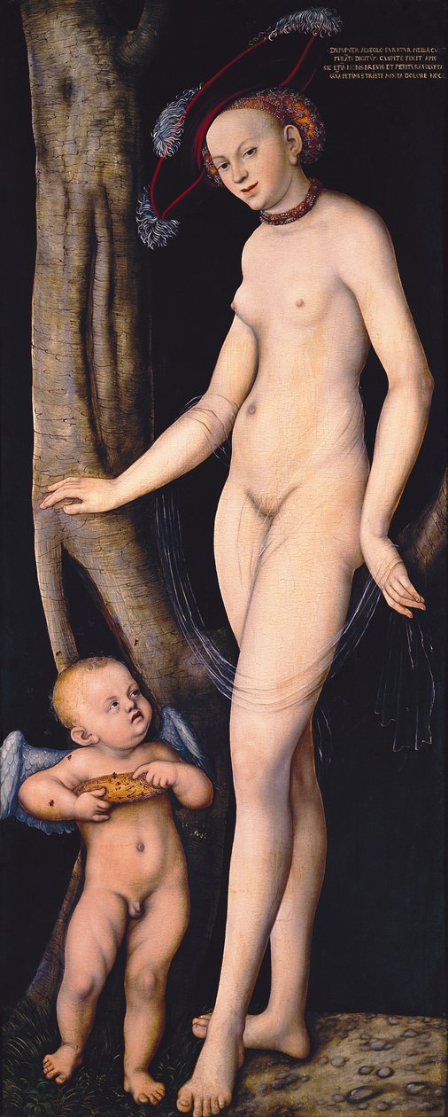 Wenus i Kupidyn autorstwa Lucas Cranach the Elder