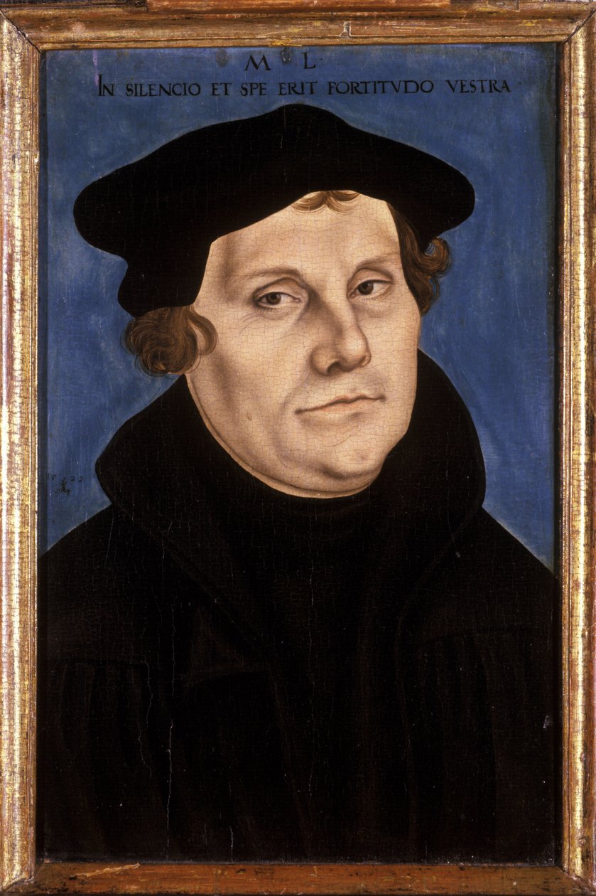 Marcin Luter, 1529 autorstwa Lucas Cranach the Elder