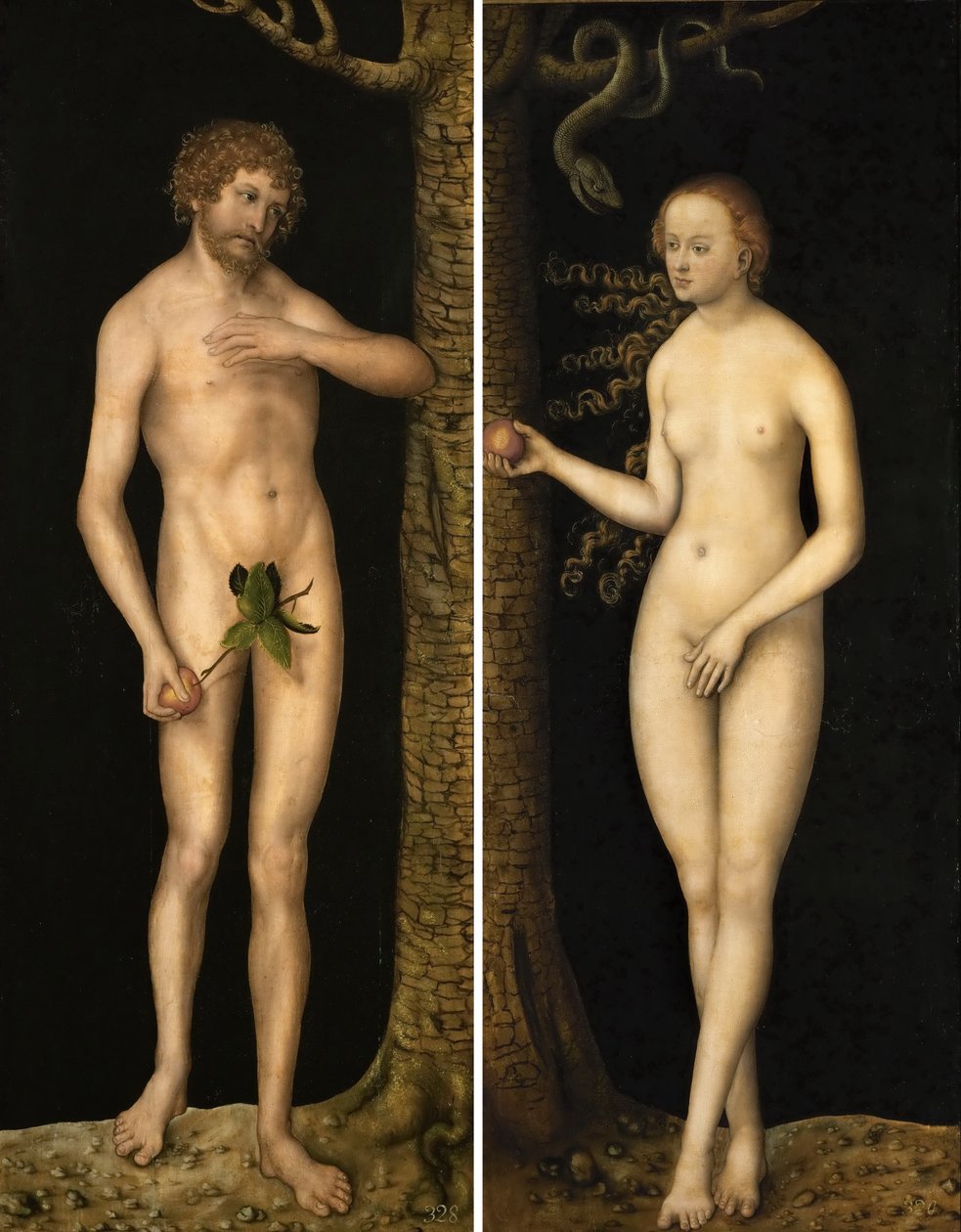 Upadek człowieka autorstwa Lucas Cranach the Elder