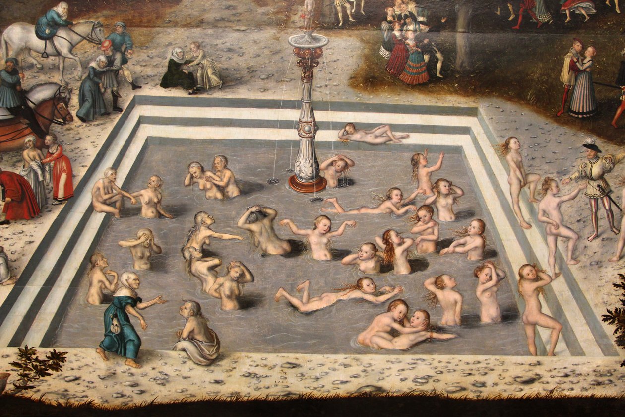 Fontanna młodości autorstwa Lucas Cranach the Elder