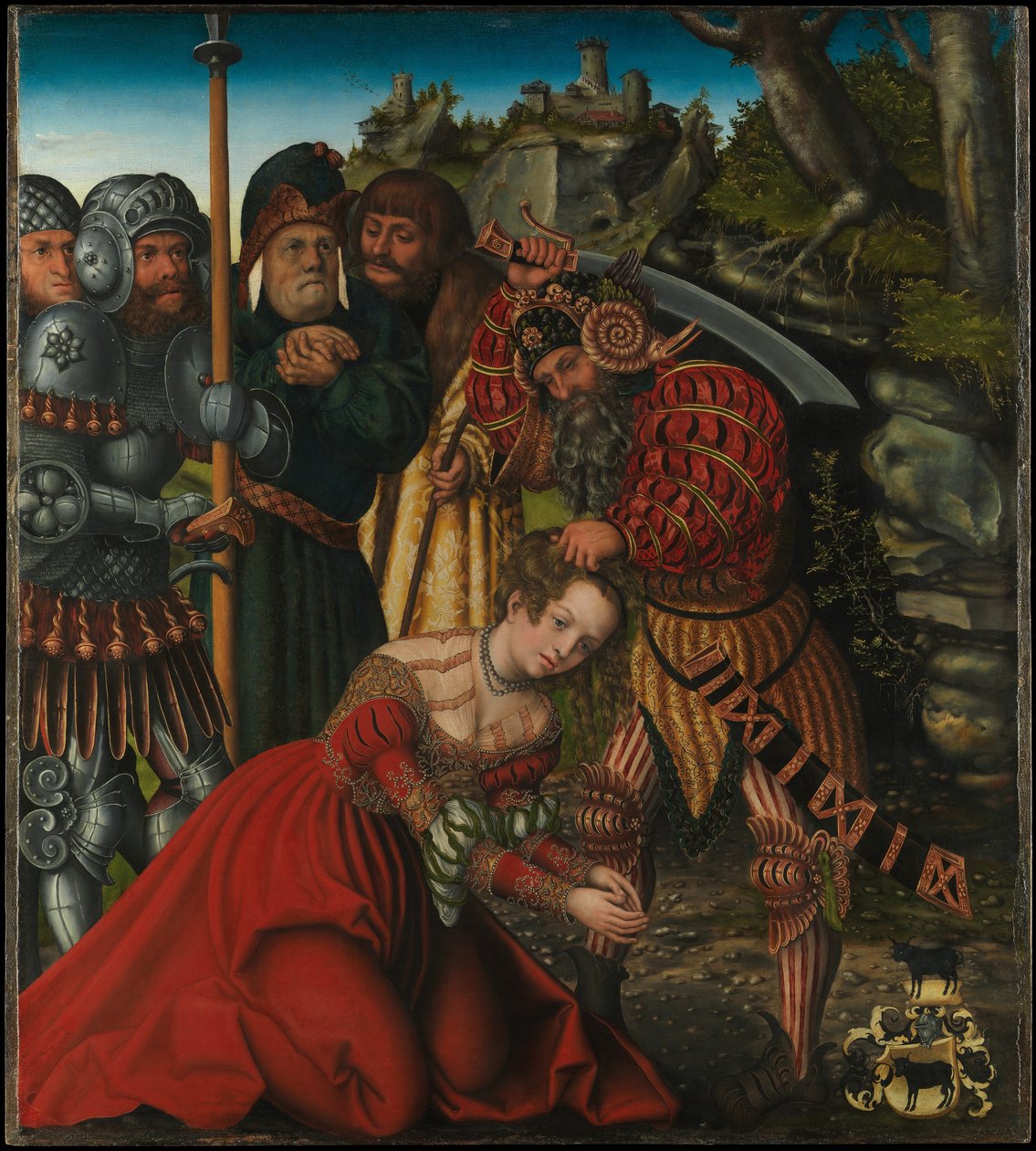 Męczeństwo św. Barbary autorstwa Lucas Cranach the Elder