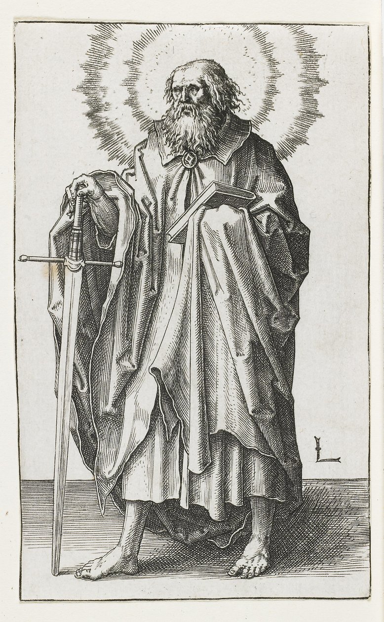 Św. Paweł, 1510 autorstwa Lucas van Leyden