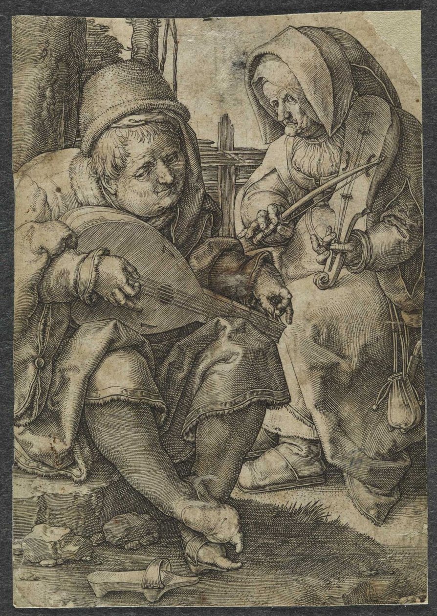 Muzycy autorstwa Lucas van Leyden
