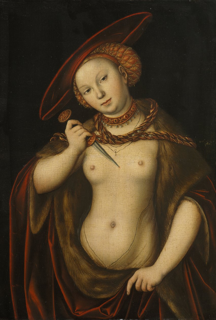 Lukrecja autorstwa Lucas Cranach